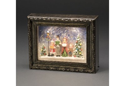 Konstsmide Christmas Choir Picture (5 Hour Timer, Battery Operated, Warm White, LED, Water Filled)